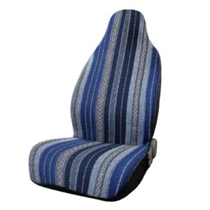 Manta Universal Azul Baja Cubierta de Asiento de Coche con Cubo Delantero para Coche SUV Automotriz-