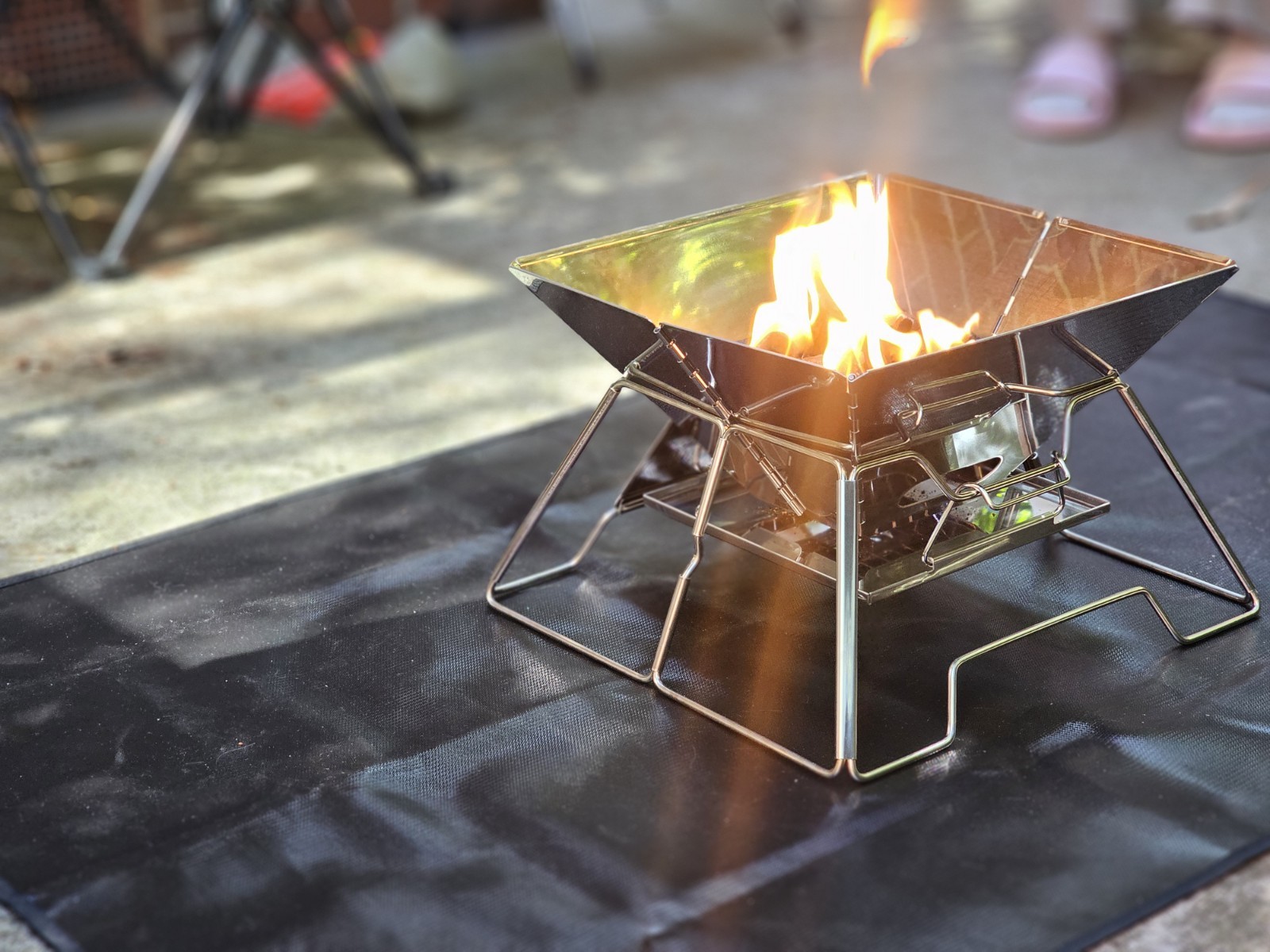 Fire Pit Mat Heat-Resistant Waterproof and Durable Fire Pit Mat for Safe BBQ - Image 3