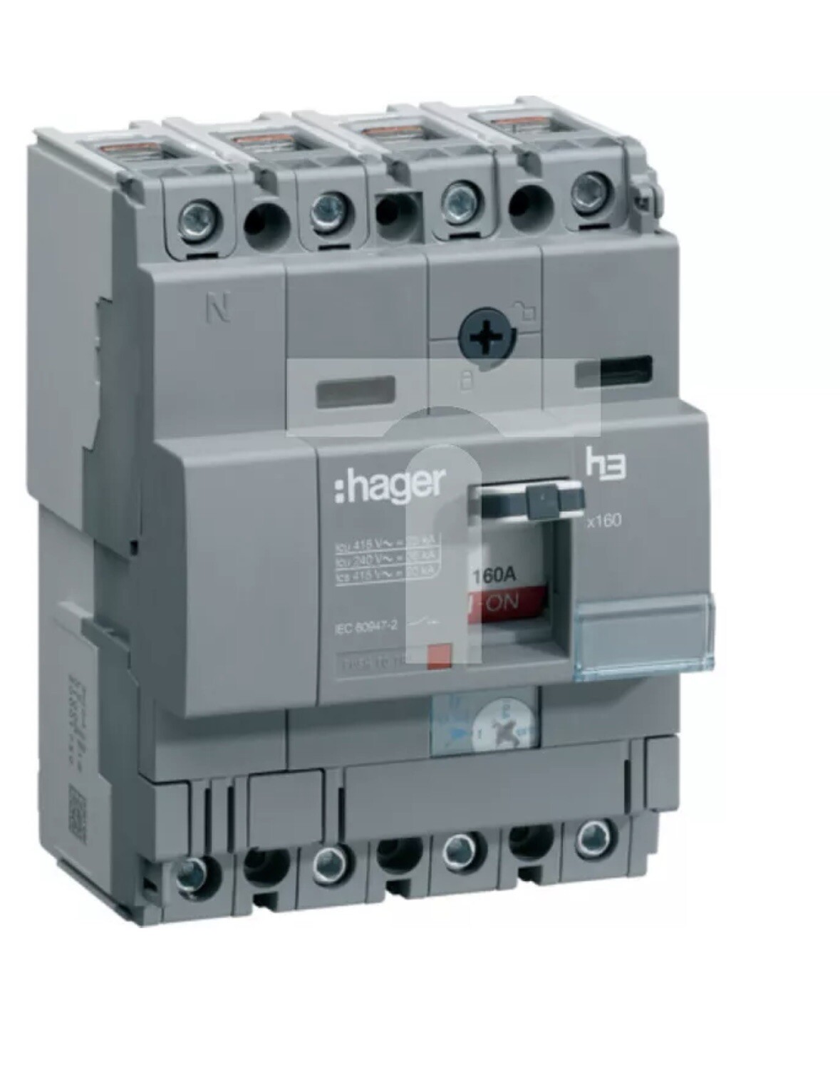 Disyuntor de alimentación 160A 4P 25kA x160 HHA161H/T2UK-