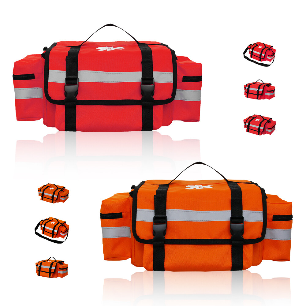 Kit de primeros auxilios vacíos bolsas de camping de emergencia kit de supervivencia profesional conjunto grande - - Image 2