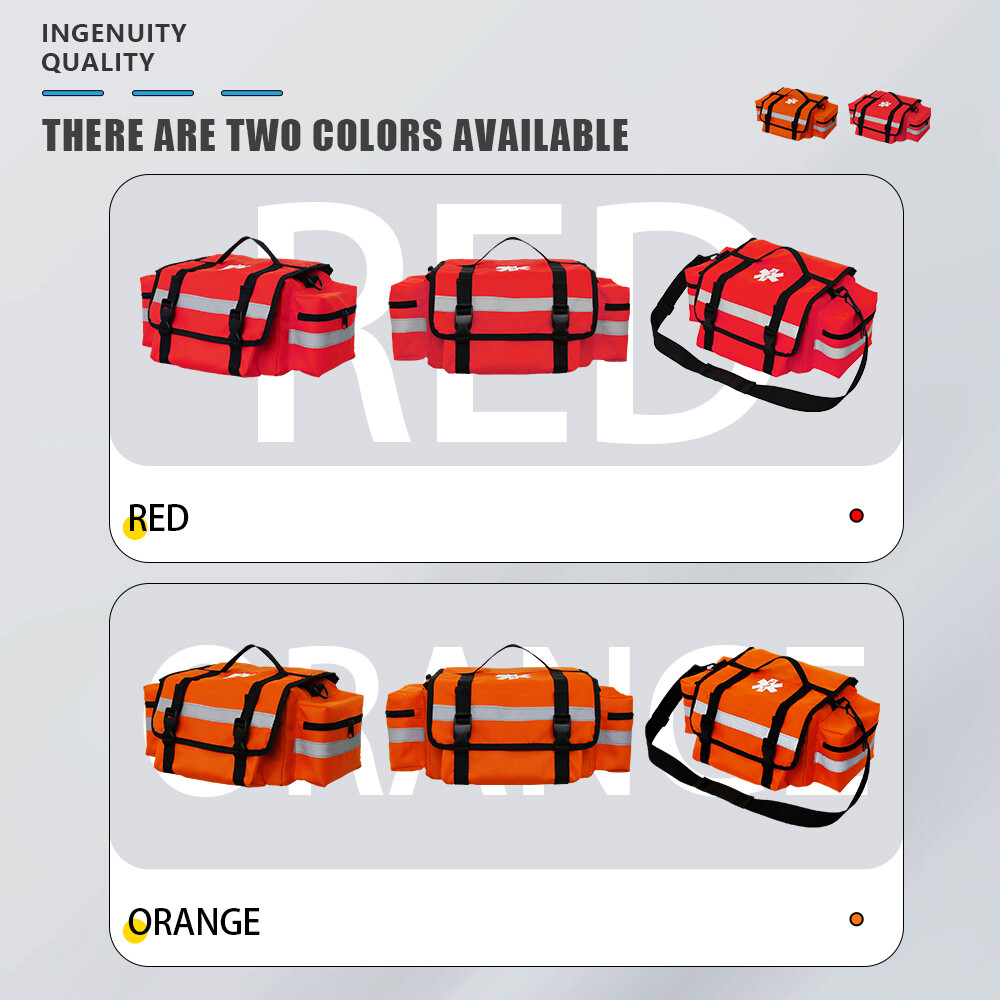 Kit de primeros auxilios vacíos bolsas de camping de emergencia kit de supervivencia profesional conjunto grande - - Image 4
