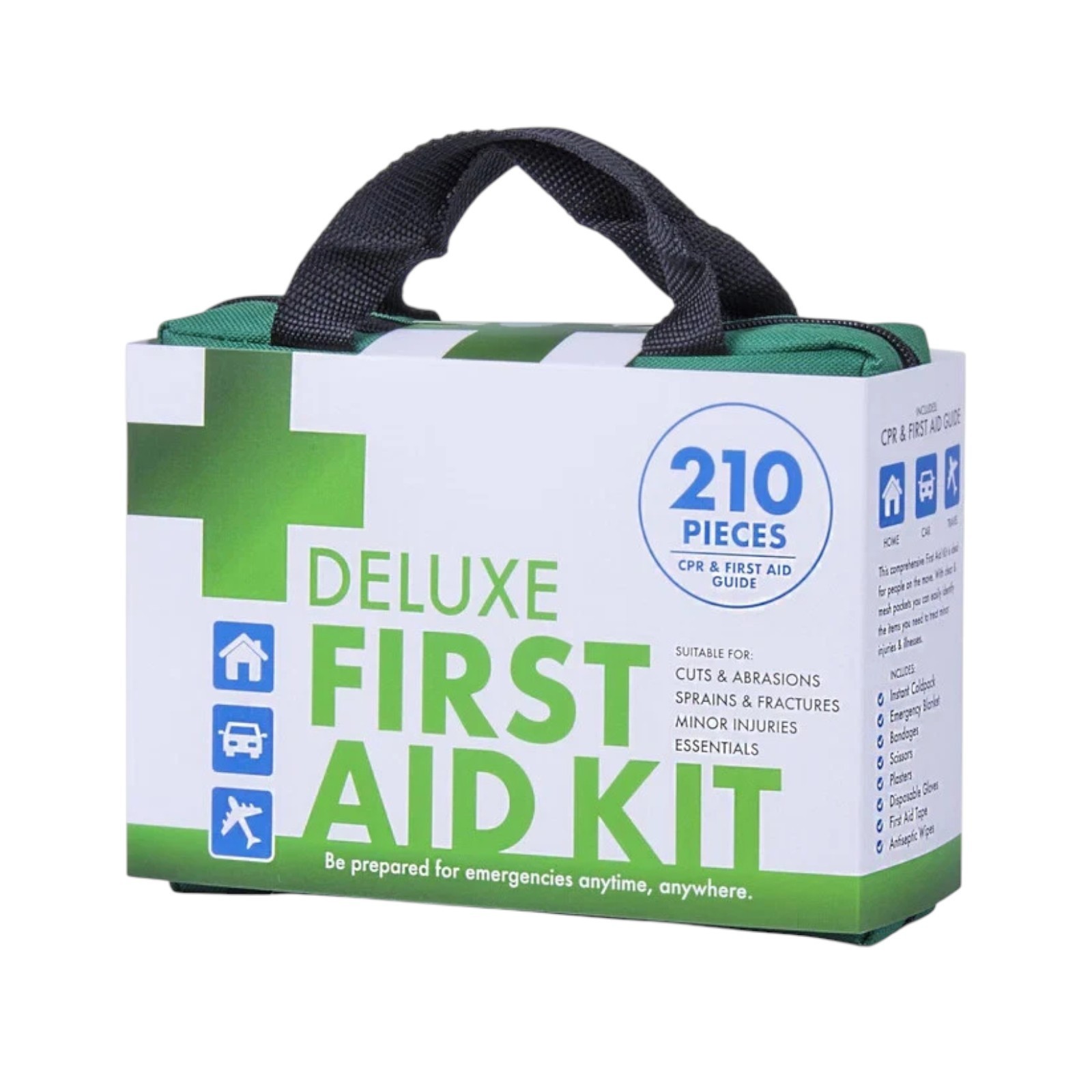 Kit de primeros auxilios conjunto médico 210 piezas viaje emergencia hogar oficina coche ARTG registrado-