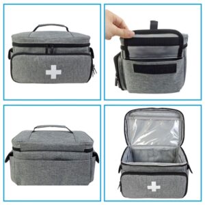 Empty First Aid Kits Bag Emergency Bag Large Capacity Home/Car Package