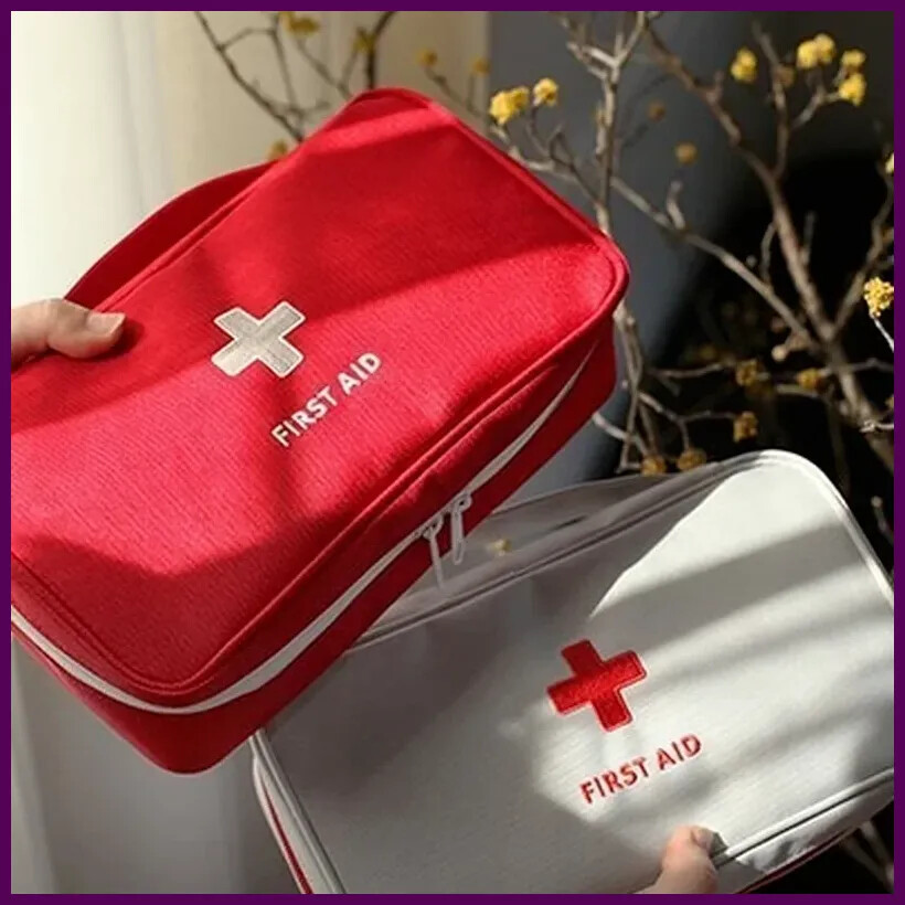 Kits de primeros auxilios grandes vacíos portátiles al aire libre camping supervivencia desastre terremoto-