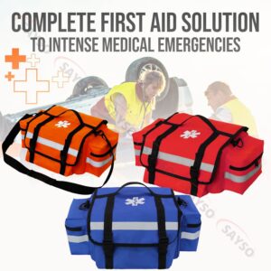 Kit de primeros auxilios vacíos bolsas de camping de emergencia kit de supervivencia profesional conjunto grande -