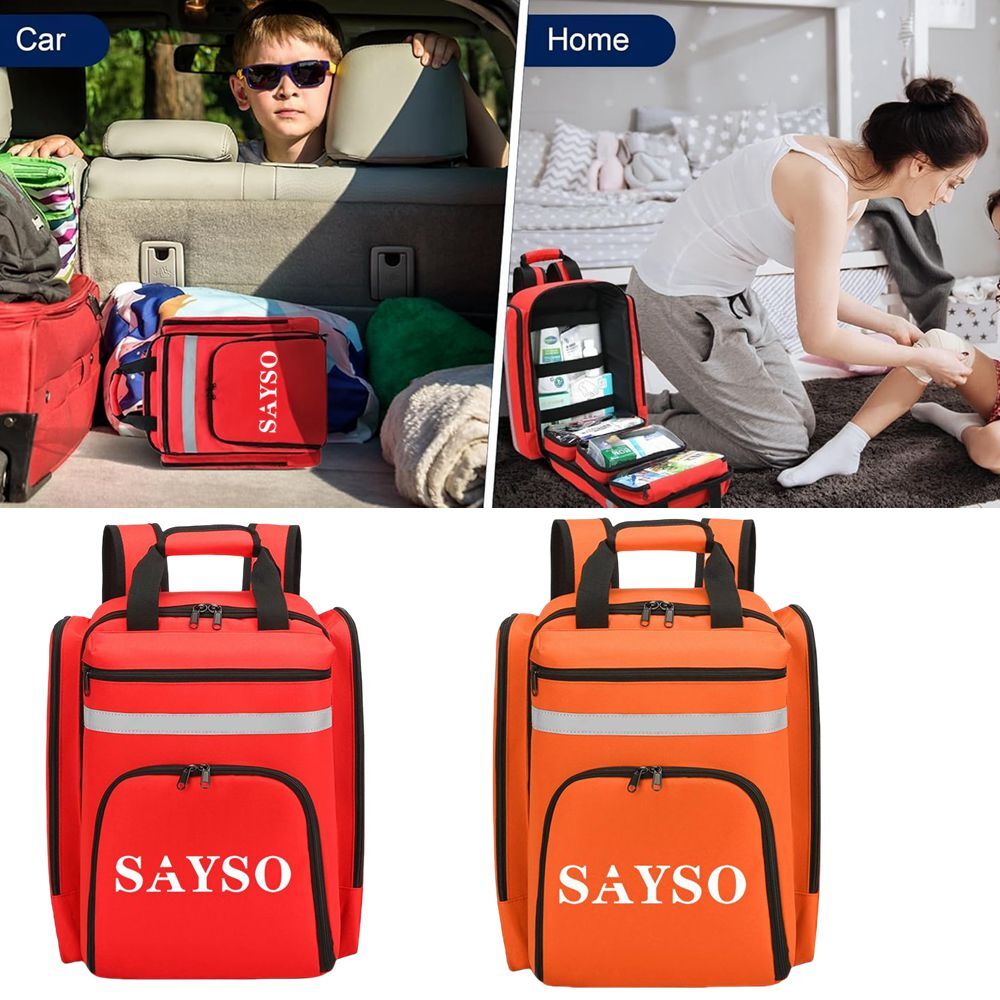Kits de Primeros Auxilios Mochilas de Rescate de Emergencia Gran Capacidad Almacenamiento Clasificado Exterior-